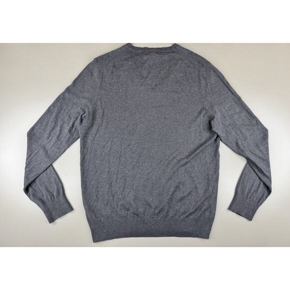 Banana Republic Mens Silk Cashmere Blend V Neck Sweater L Quiet Luxury Preppy - Picture 9 of 10